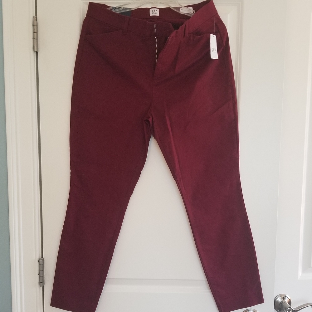 GAP skinny ankle khaki pants